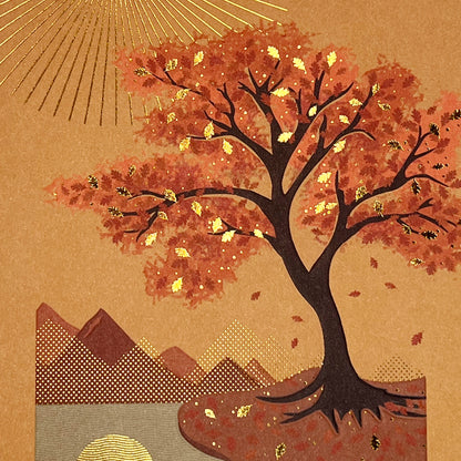 Autumn Tree Thanksgiving Card