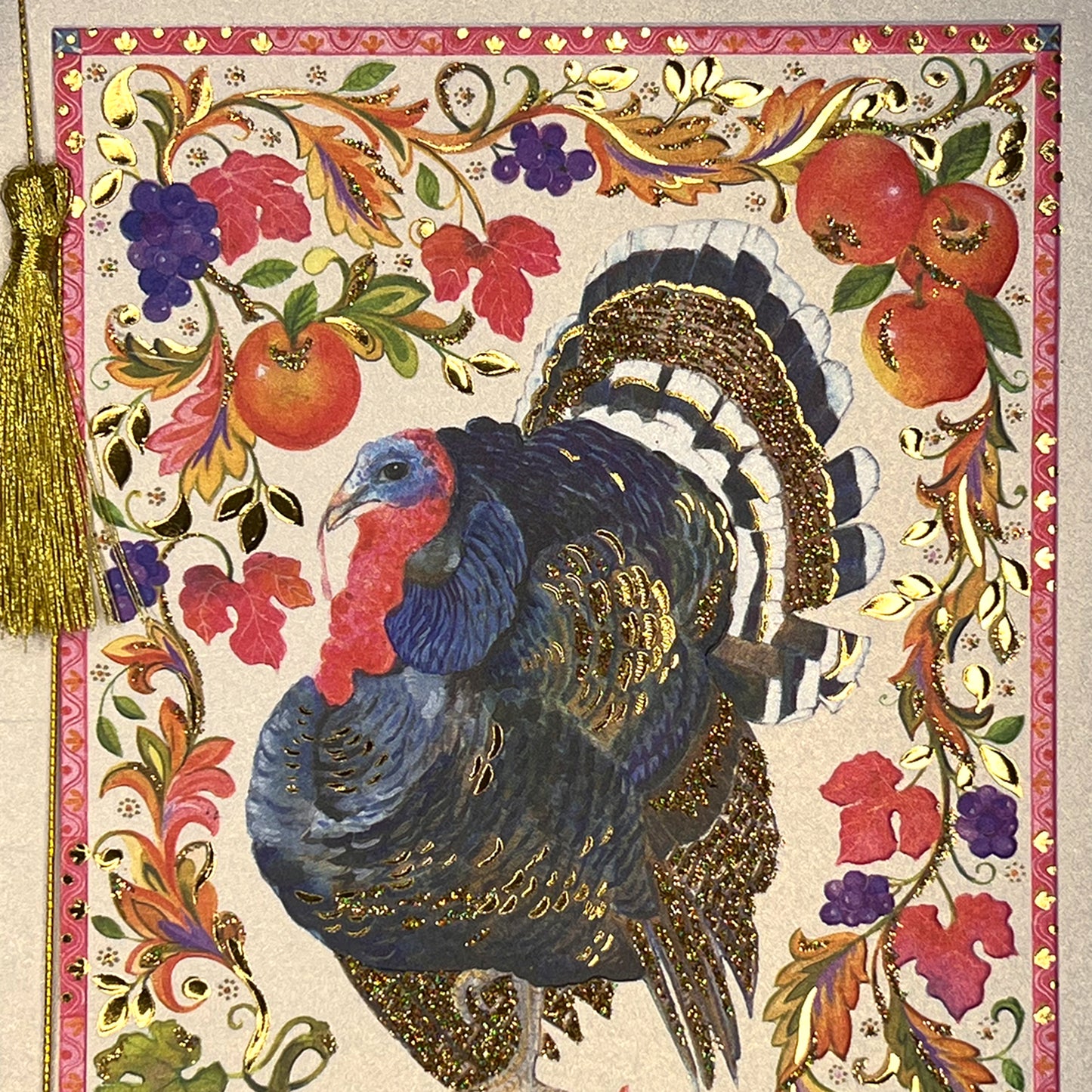 Elegant Turkey Thanksgiving Card