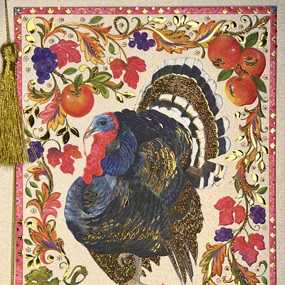 Elegant Turkey Thanksgiving Card