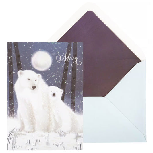 Big/Little Polar Bears Christmas Card