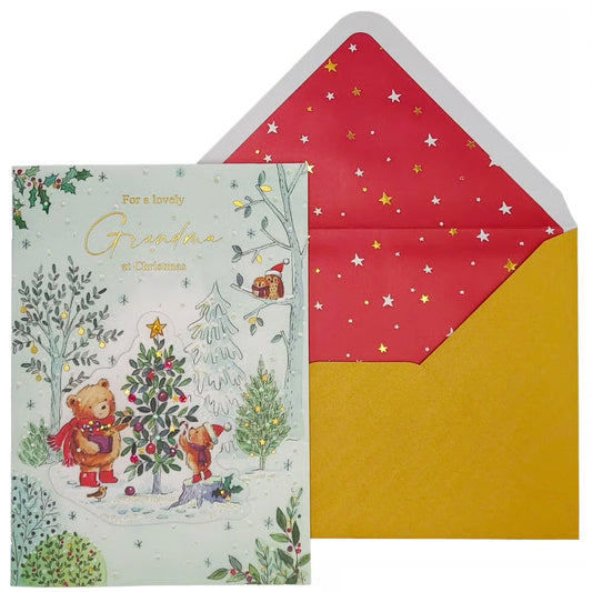 Big/Little Bears Christmas Card