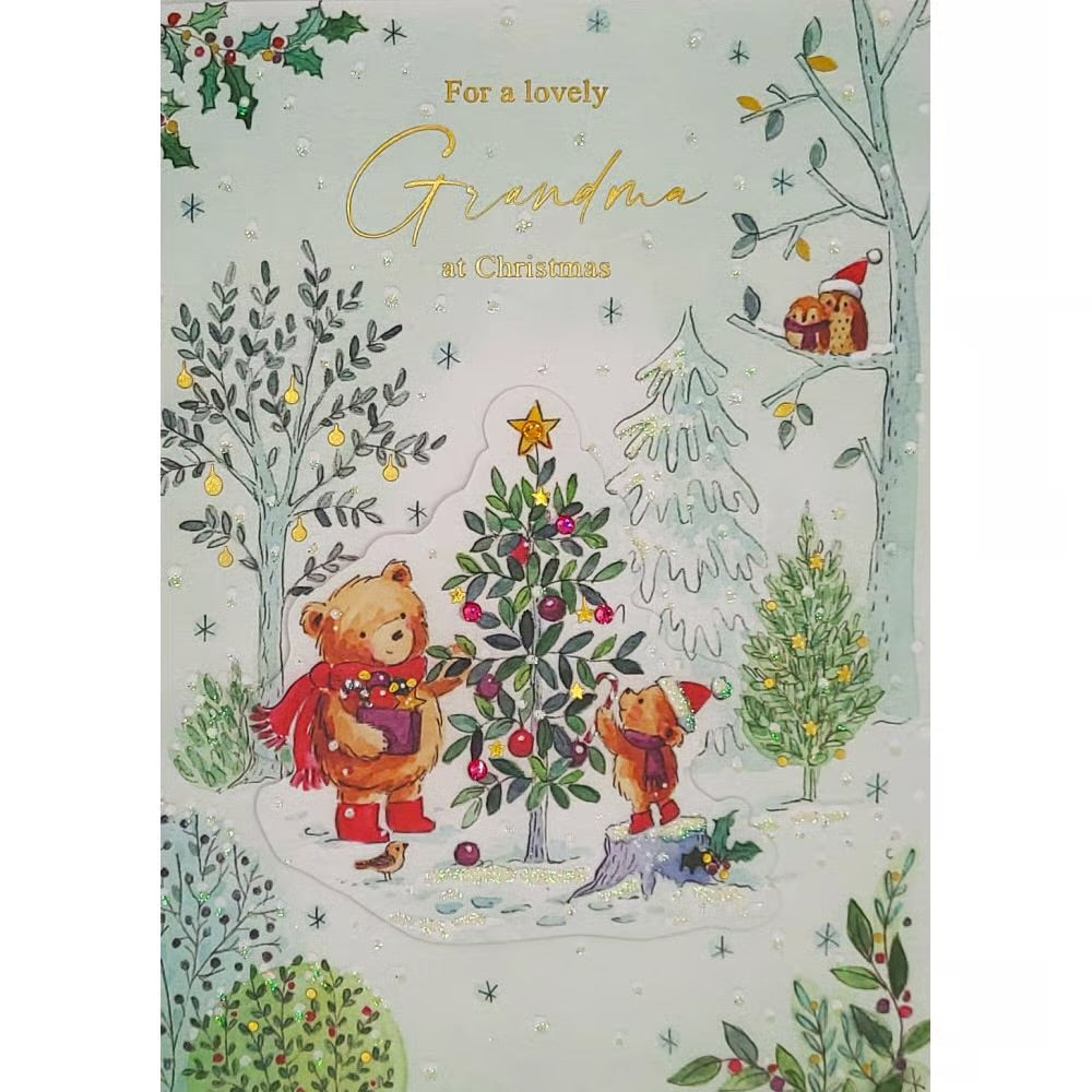 Big/Little Bears Christmas Card