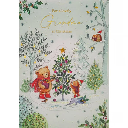 Big/Little Bears Christmas Card