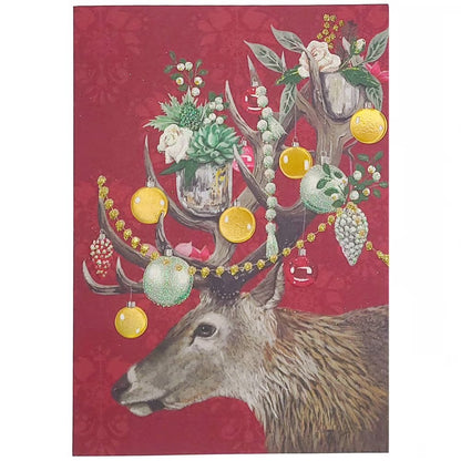 Elegant Reindeer Boxed Christmas Cards