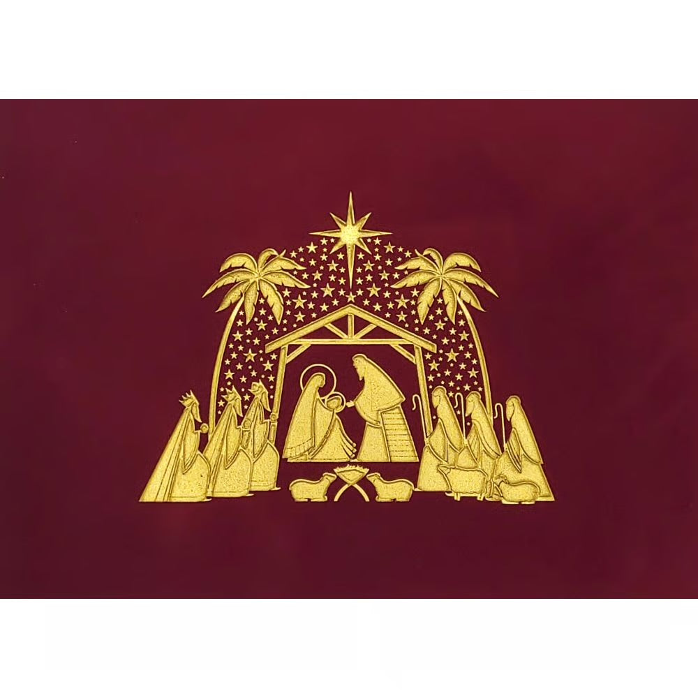 Nativity Scene Christmas Card
