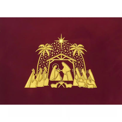 Nativity Scene Christmas Card