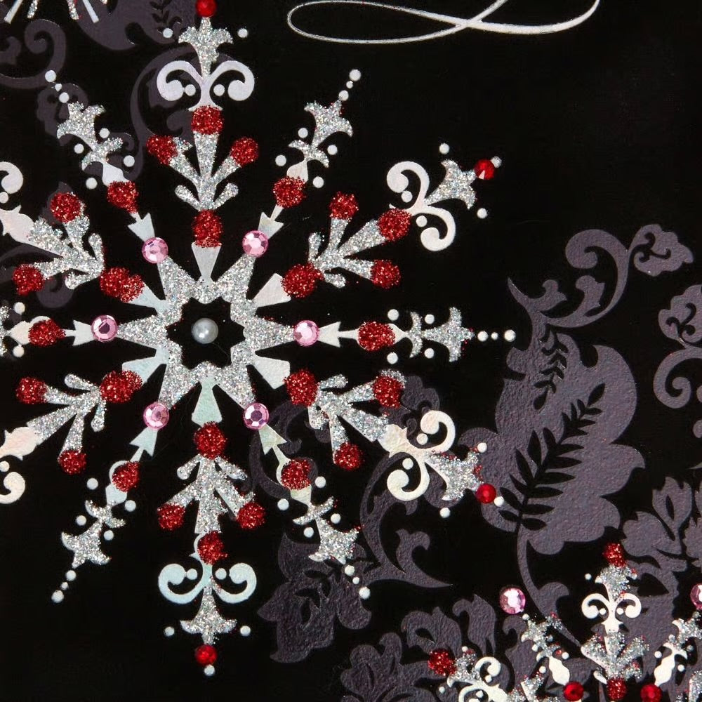 Ornate Snowflakes Christmas Card