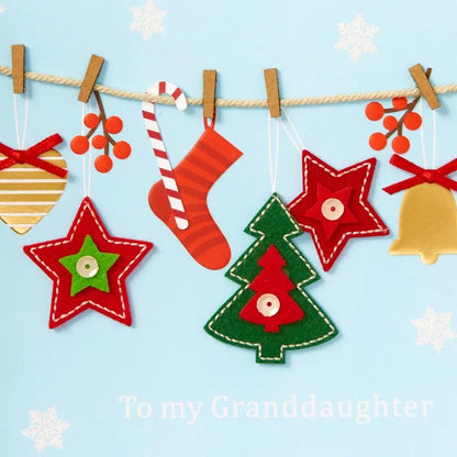 Hanging Christmas Items Christmas Card