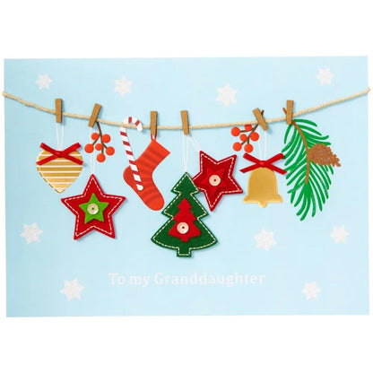 Hanging Christmas Items Christmas Card