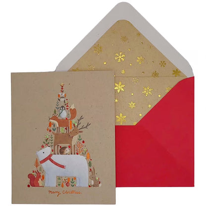 Stack Of Critters Boxed Christmas Cards