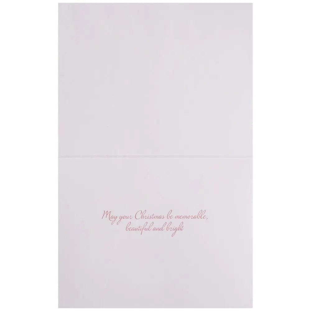 Bold Stylized Poinsettia 10Ct Boxed Christmas Cards