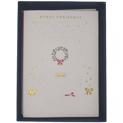 Front Door And Dog 8Ct Boxed Christmas Cards