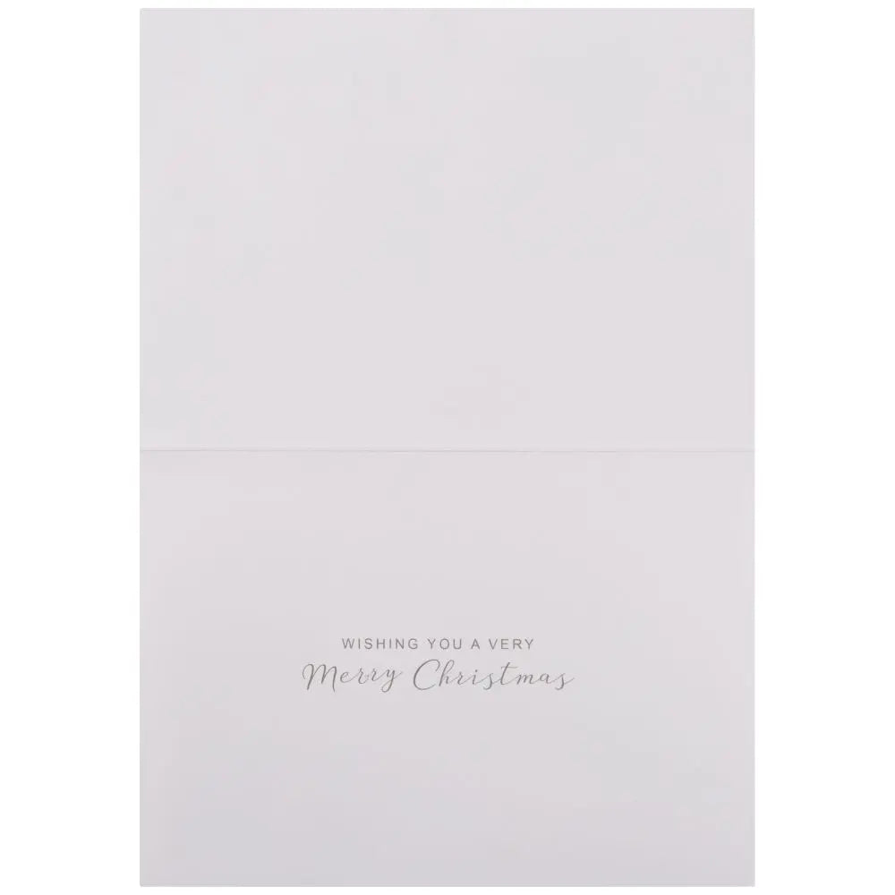 Santa Overlooking Village 8Ct Boxed Christmas Cards