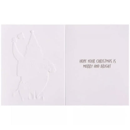 Santa With Bell 10Ct Boxed Christmas Cards
