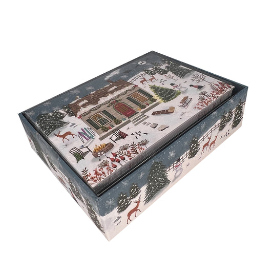 Cottage at Christmas 20ct Boxed Christmas Cards