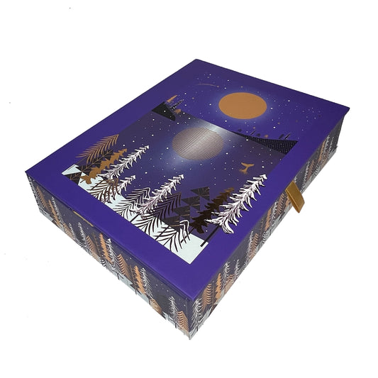 Christmas Blue Moon 20ct Boxed Christmas Cards
