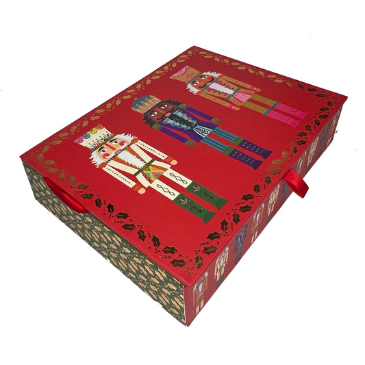 Row of Nutcrackers 20ct Boxed Christmas Cards