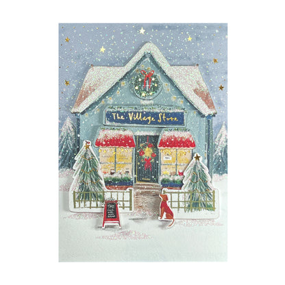 Village Store Christmas Card