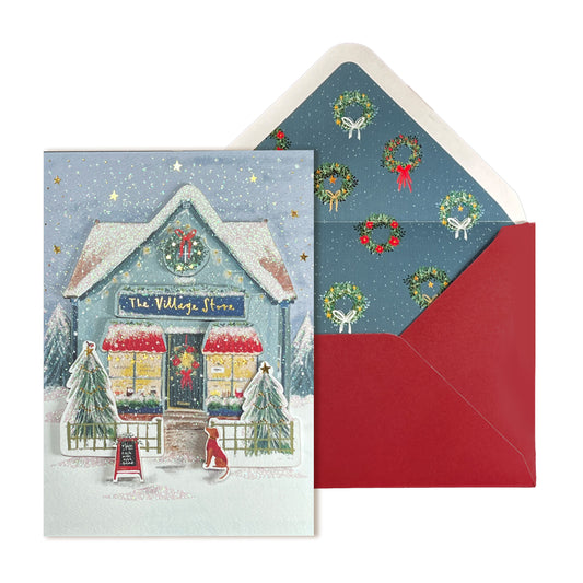 Village Store Christmas Card