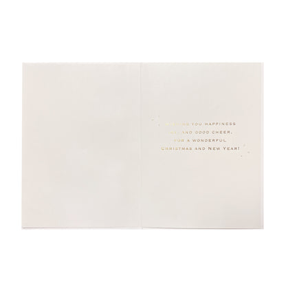 Woodland Animals Feast Christmas Card