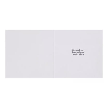 Hot Air Balloon Bon Voyage Friendship Card