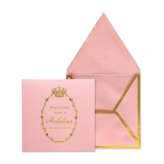 Fabulous Crown Birthday Card