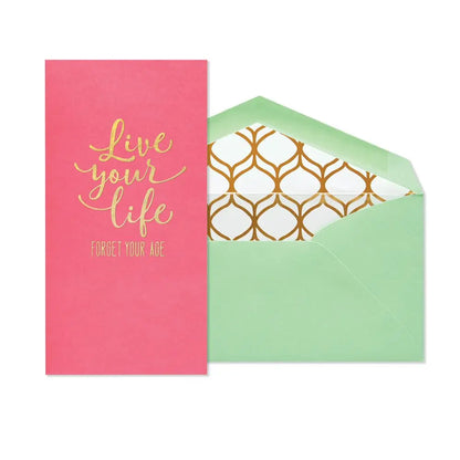 Live Your Life Birthday Card