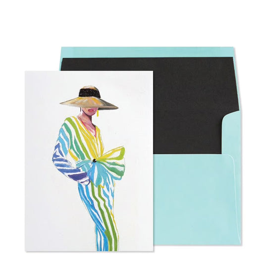 Striped Outfit Birthday Card