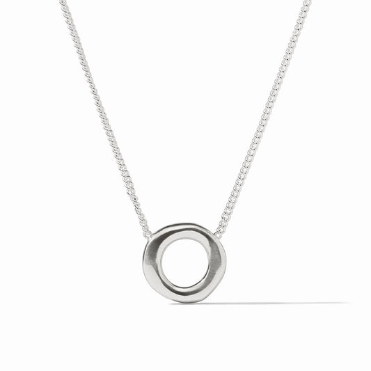 Wave Circle Delicate Necklace