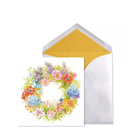 Wreath Thank You Card