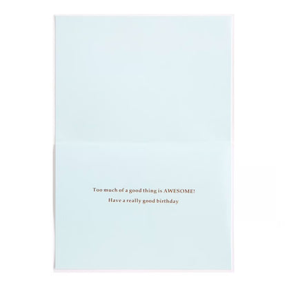 Dog On Couch Birthday Card