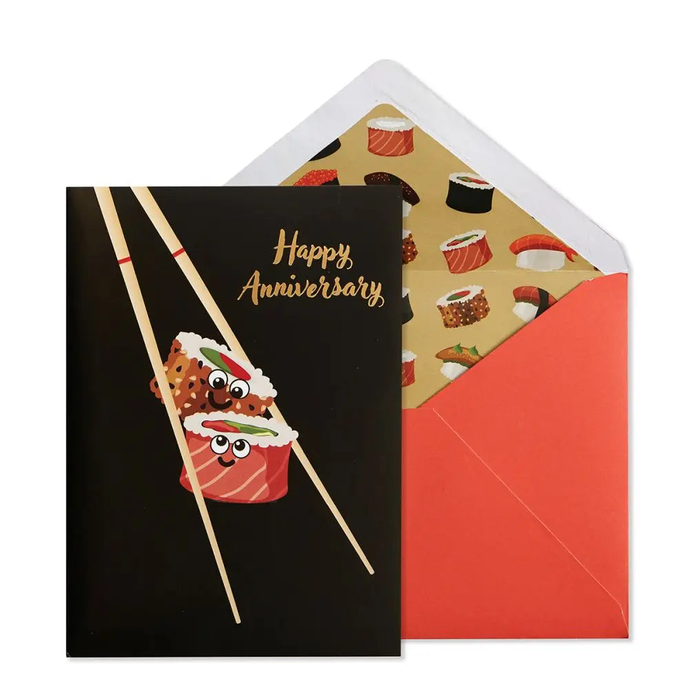 Sushi Anniversary Card