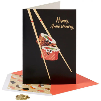 Sushi Anniversary Card