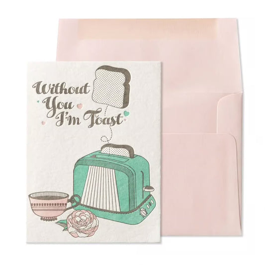 Retro Toast Valentine Card