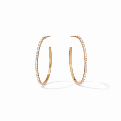 Windsor Hoop, cubic zirconia