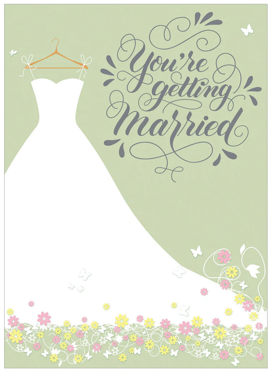 YOU'RE GETTING MARRIED BRIDAL SHOWER CARD