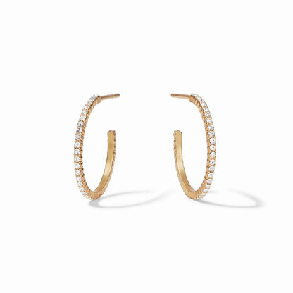 Windsor Hoop, cubic zirconia