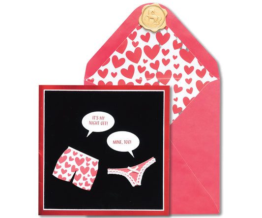 Handmade Undies Valentines Card