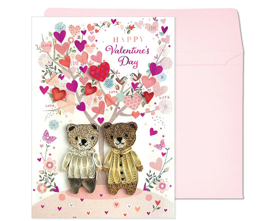 Bear Couple Valentines Card
