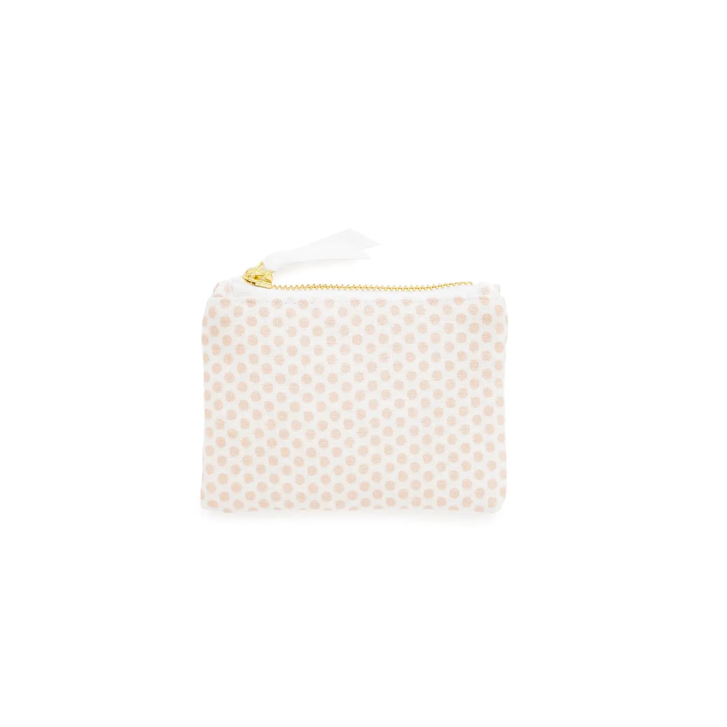 Pink Painted Dot Mini Pouch