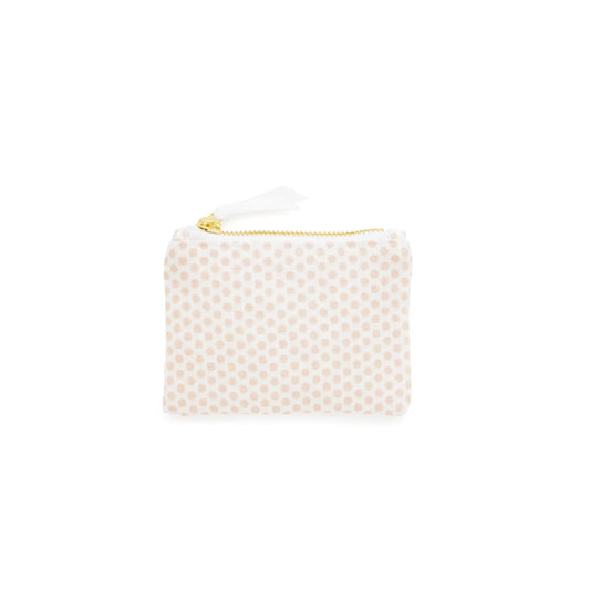 Pink Painted Dot Mini Pouch