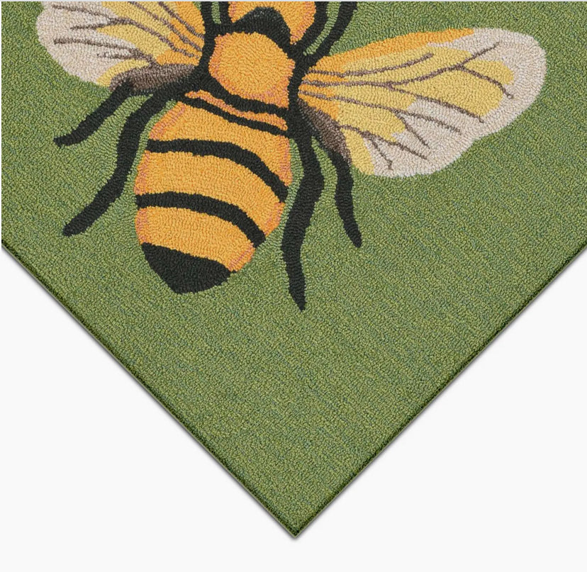 Front Porch Bee Indoor/Outdoor Rug