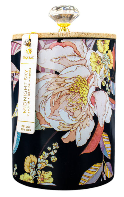 Midnight Sky Candle - 16oz Flat Bottom Cylinder