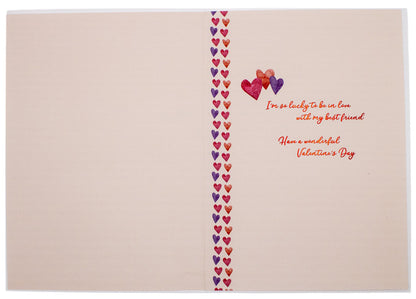 Handmade Fox Couple Valentine's Day Card