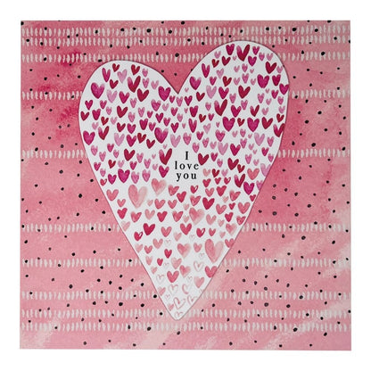 I Love You Heart Valentine's Day Card