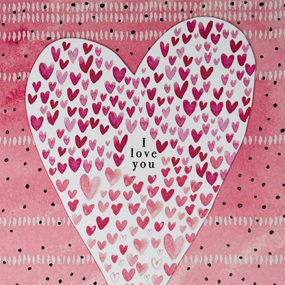I Love You Heart Valentine's Day Card