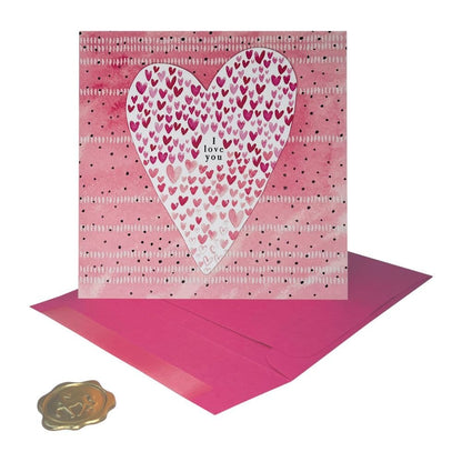 I Love You Heart Valentine's Day Card