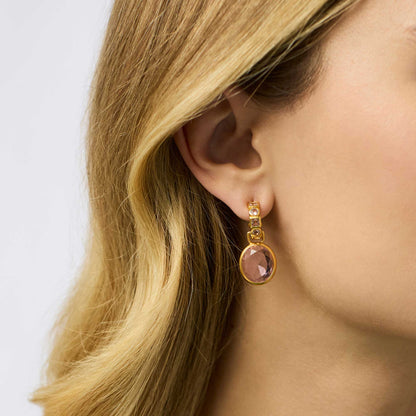 Jolie Hoop & Charm Earring