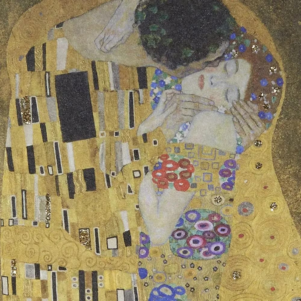 Klimt The Kiss Anniversary Card