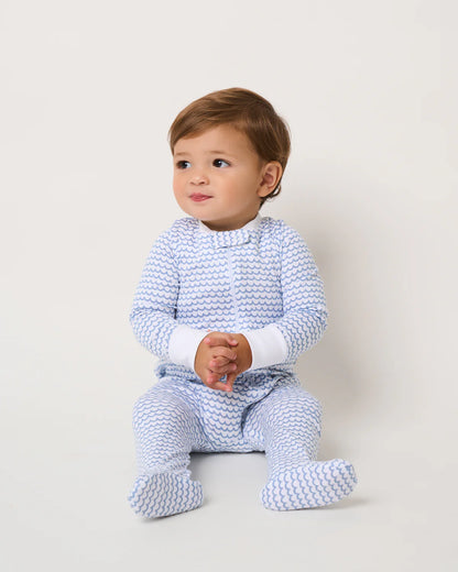 Baby's Pima Romper in La Mer